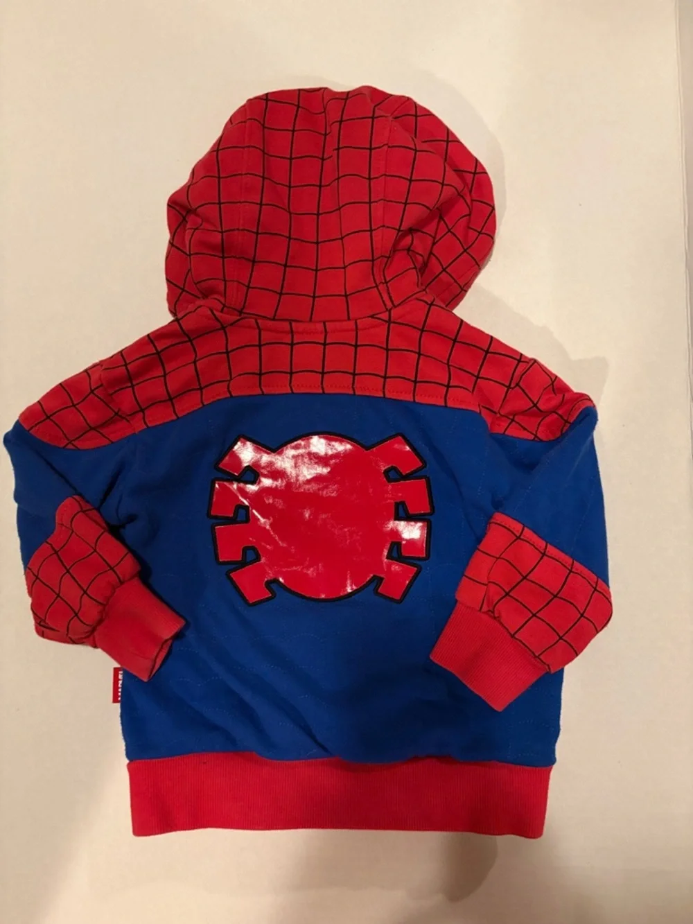 Spider-Man Red & Blue Kids Hoodie Costume Jacket Disney Marvel 3T - Picture 8 of 8